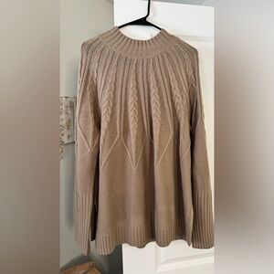 Cable Knit Sweater in Taupe